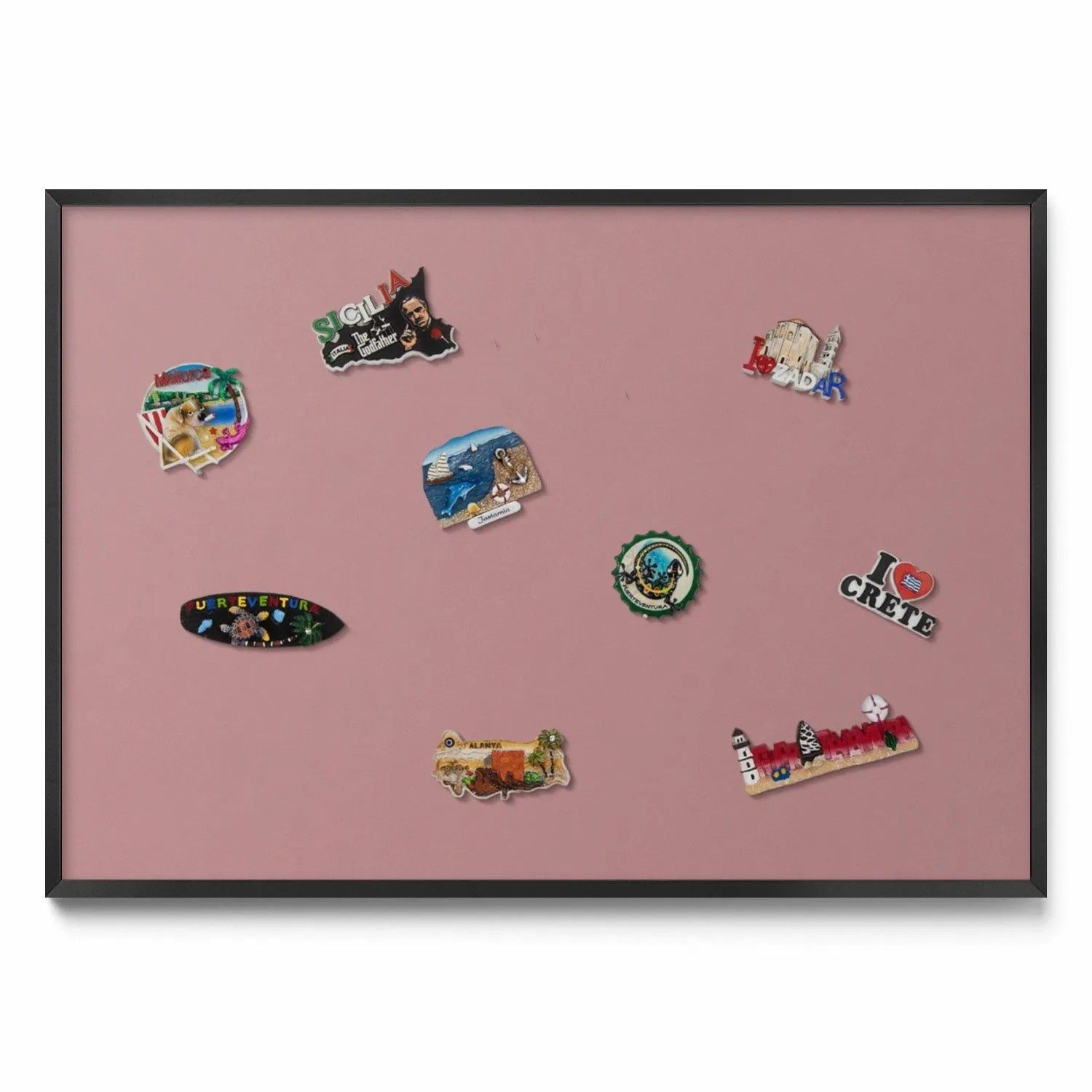 Tulup Magnettafel Reisemagnete Magnetboard Pastellrosa Farbe 100x70 cm Magn günstig online kaufen