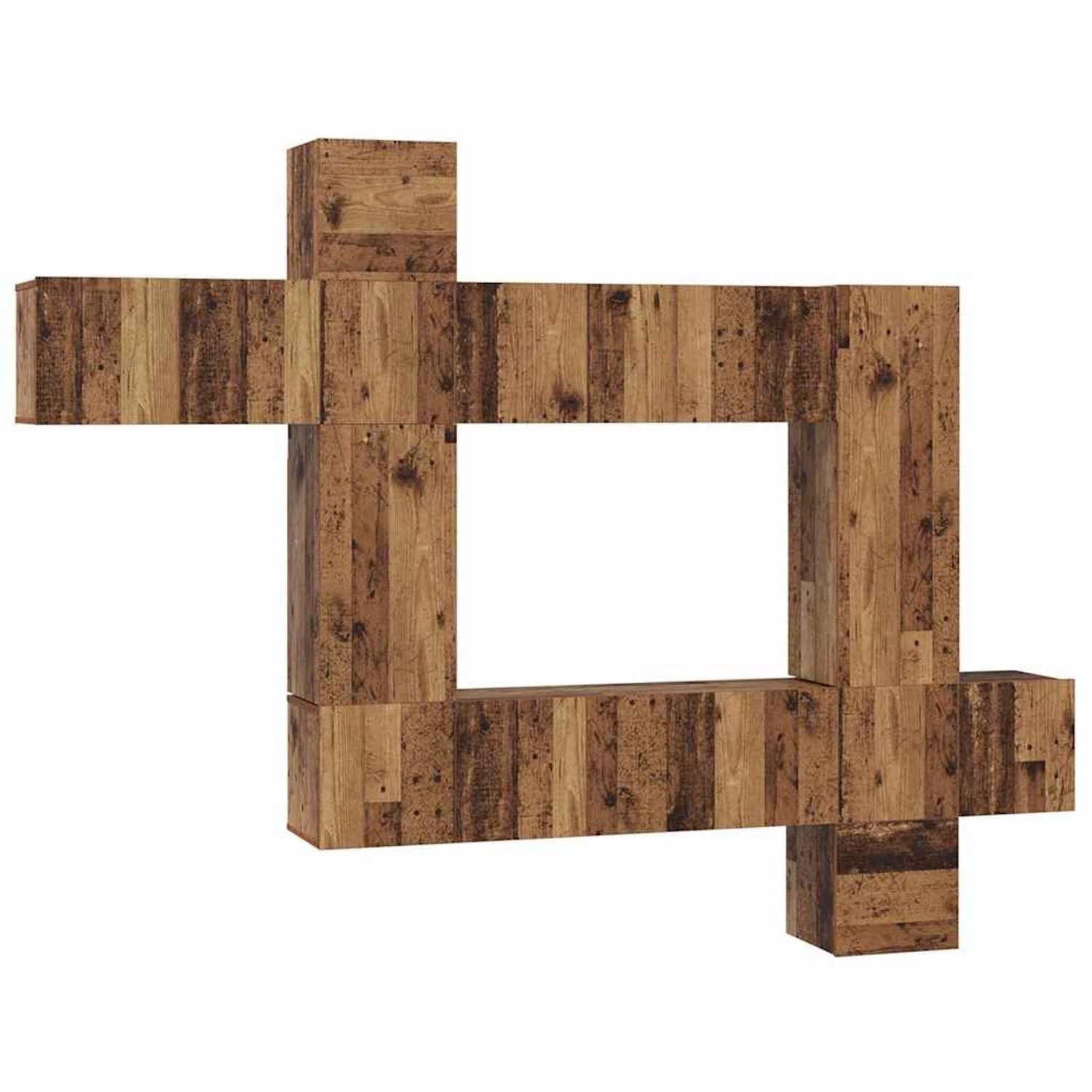 vidaXL TV-Schrank-Set 10-Tlg Altholz 30,5 x 30 x 90 cm Holzwerkstoff 339324 günstig online kaufen