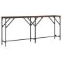 vidaXL Konsolentisch Räuchereiche 180x29x75 cm Holzwerkstoff 837764_6