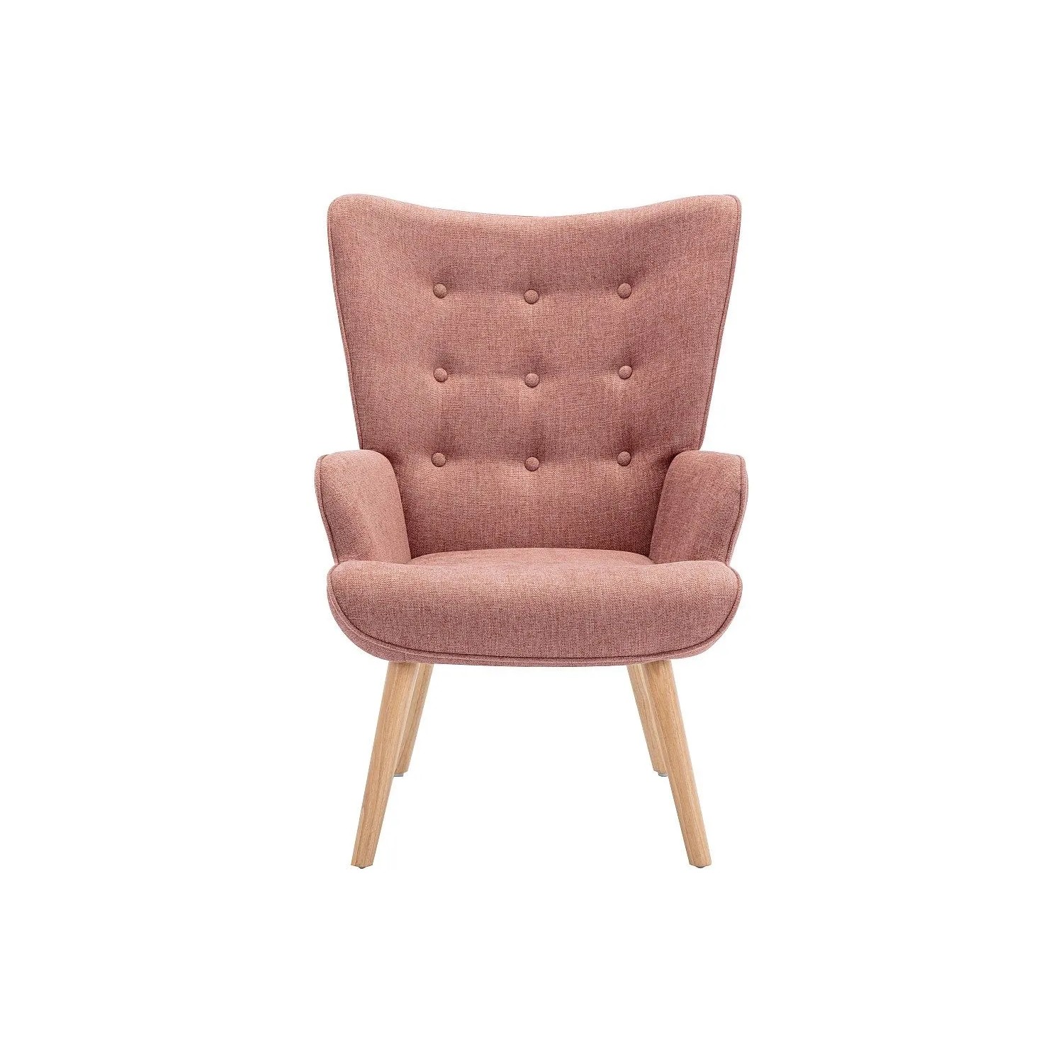 Vente-unique Sessel Mit Gerader Rückenlehne Vately Rosa 69 cm