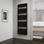 Schulte Design-Heizkörper Turin, 170,3x60,5 cm, Anthrazit. Handtuchwärmer mit Aussparungen im modernen Bad.