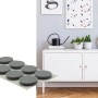 Wagner Softpads-Set, 16 graue Möbelgleiter Ø 19 mm, für Oberflächenschutz.