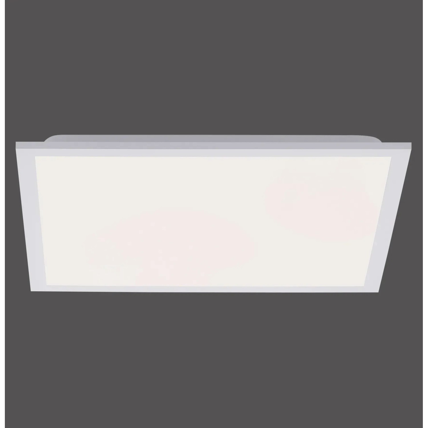Weißes Just Light LED-Panel Fleet, 44,5x44,5 cm, mit Bewegungsmelder.