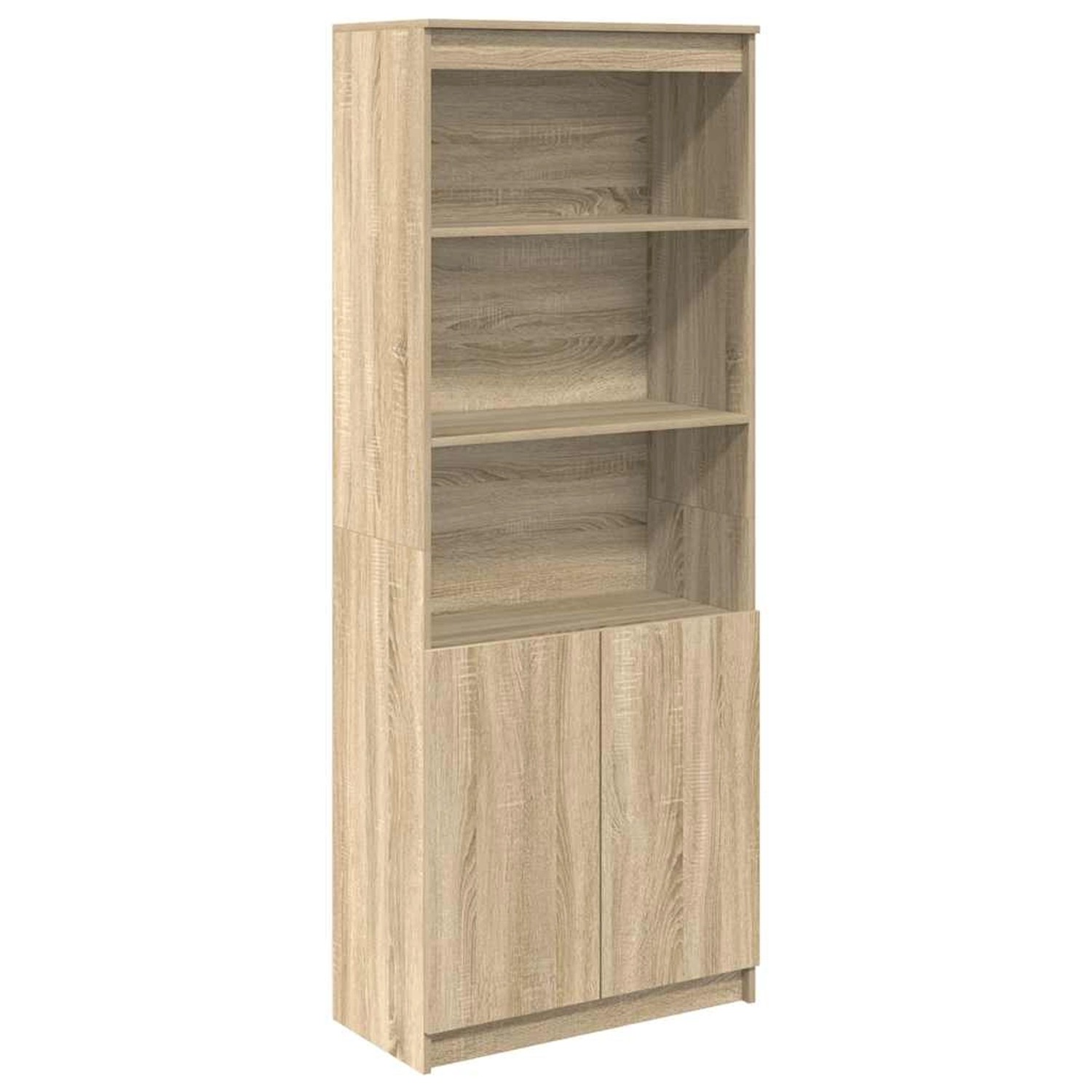 vidaXL Highboard Sonoma-Eiche 70x35x180 cm Holzwerkstoff 3328473
