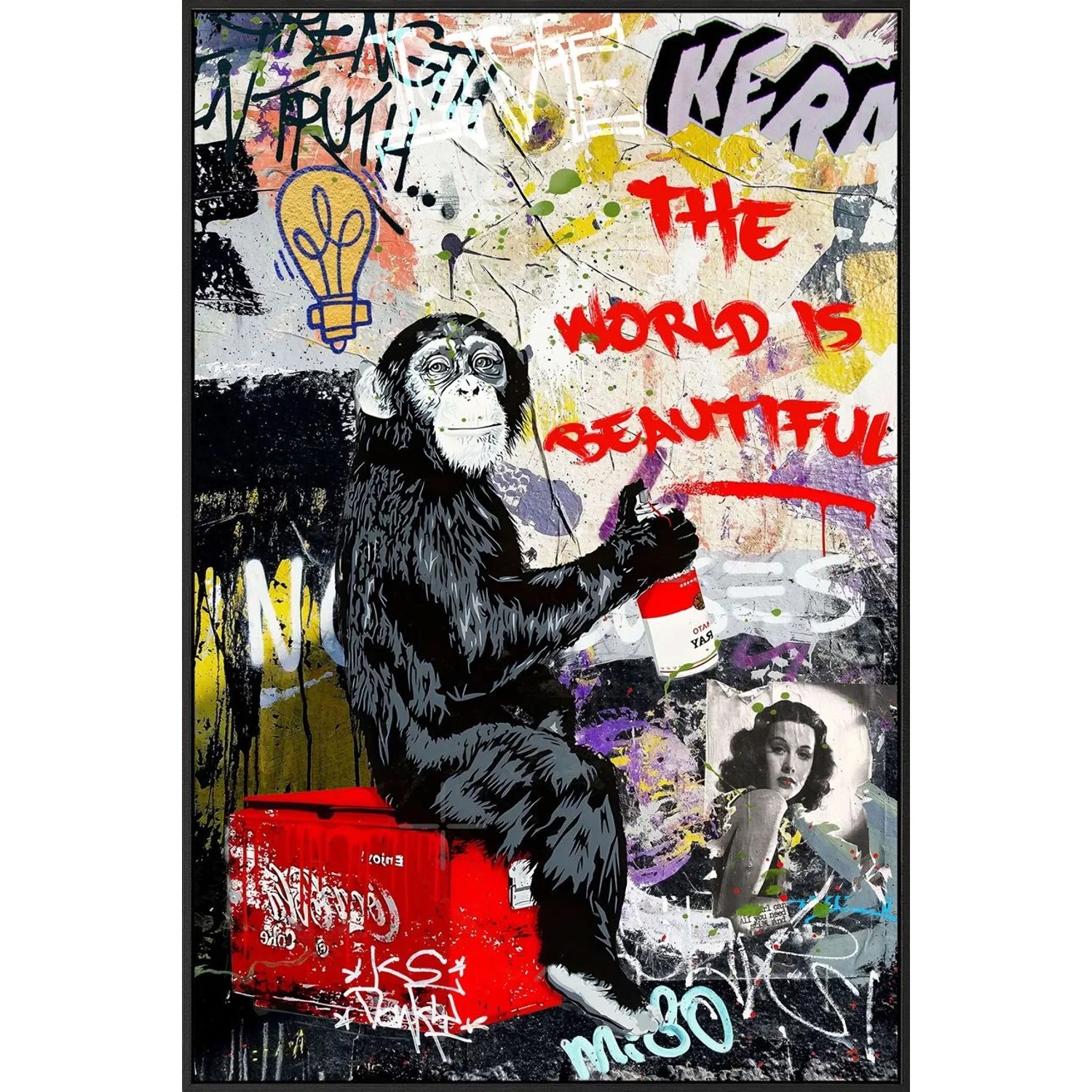 Art Universe Leinwandbild Beautyful World! 100 x 150 cm