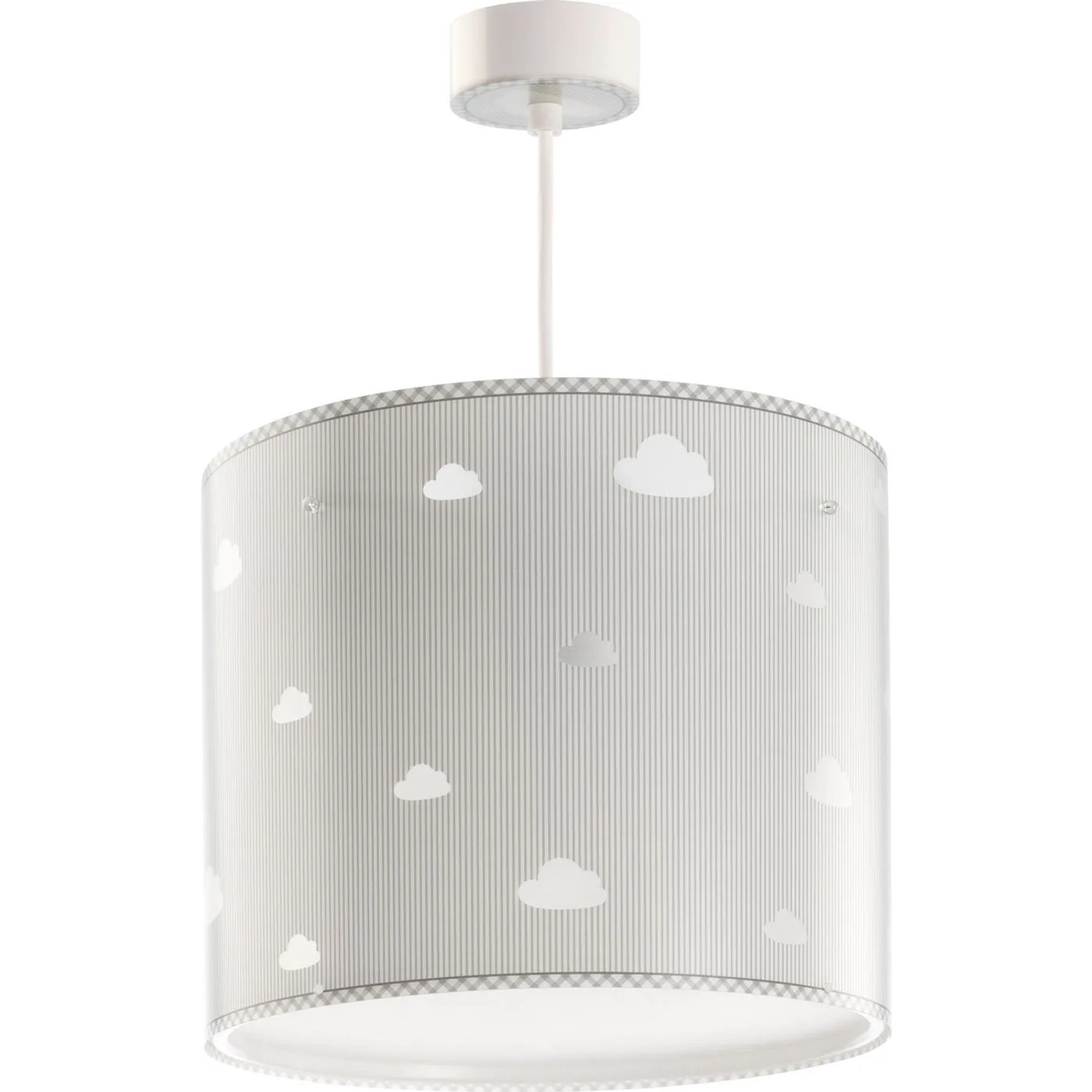 Dalber  KinderDeckenlampe Wolken Grau