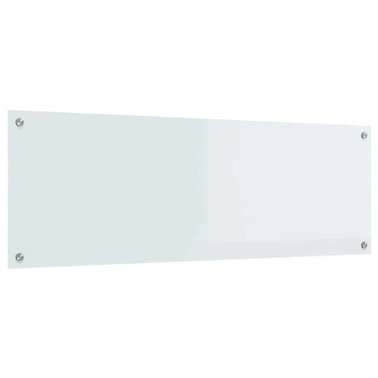 vidaXL Küchenrückwand Weiß 120 x 40 cm Gehärtetes Glas 42001289