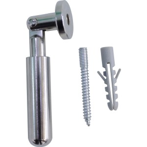 Beetex Drahtseilspanntechnik mit Holzschraube und Dübel für Sonnenschutz.