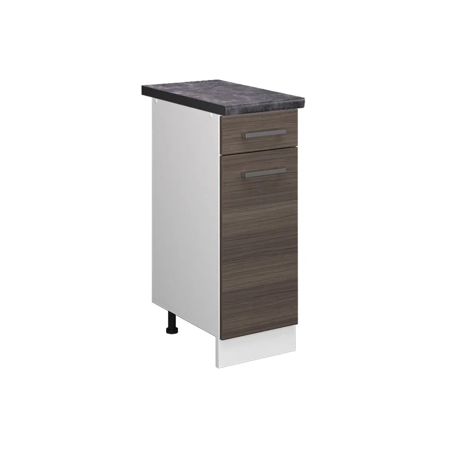 Vicco Küchenunterschrank R-Line Schubladenschrank für die Küche Grau Weiß 30 cm AP Anthrazit