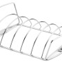 Weber Spare Rib Halter & Bratenkorb aus Edelstahl für platzsparendes Grillen.