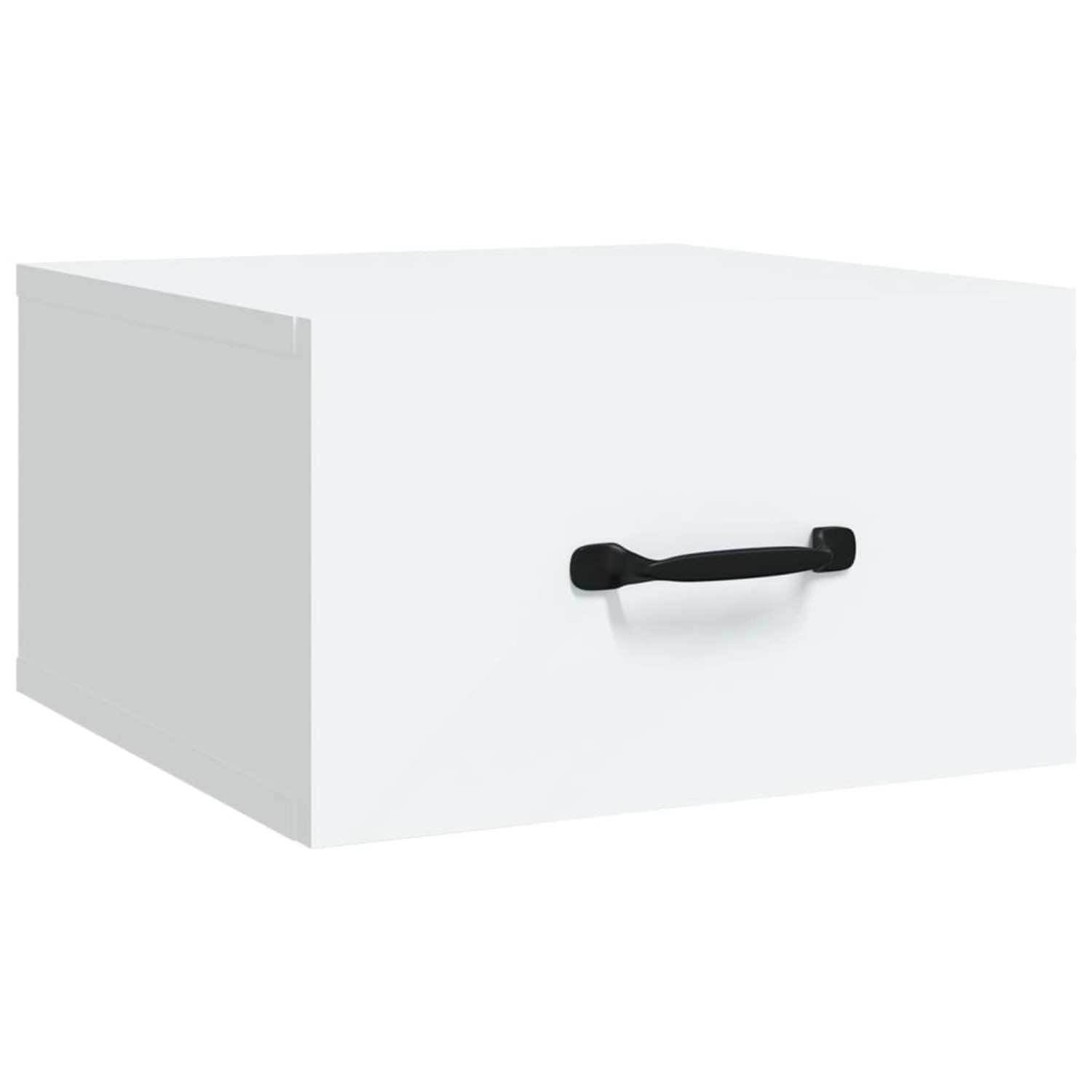 vidaXL Wand-Nachttisch Weiß 35x35x20 cm Modell 1 günstig online kaufen