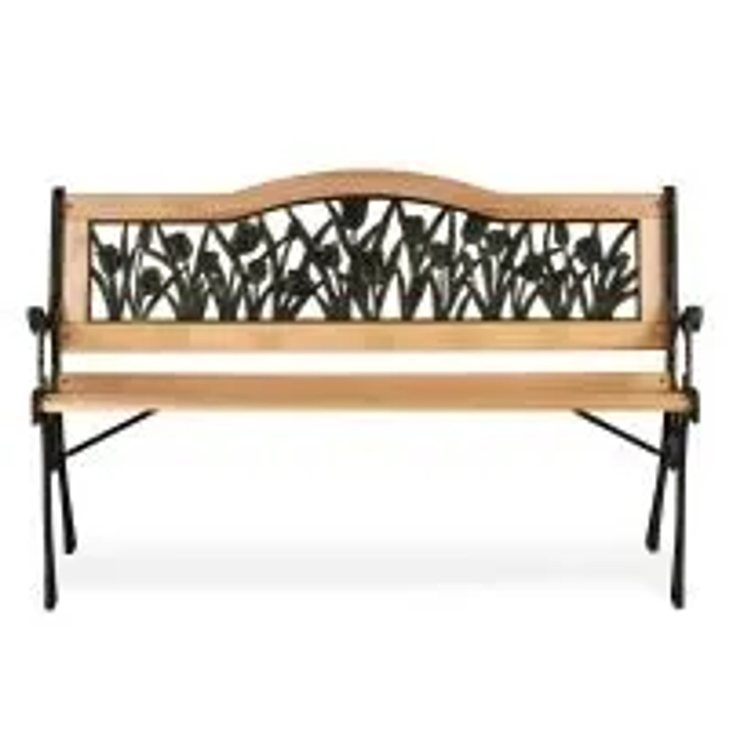 Sofotel Parkbank Mit Rückenlehne 123,5 X 74 X 48 Cm Gardi Tulip