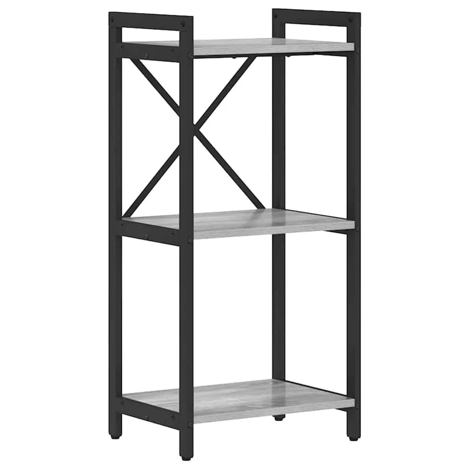 vidaXL Bücherregal Grau Sonoma 40 x 30 x 85 cm Holzwerkstoff 868368 günstig online kaufen