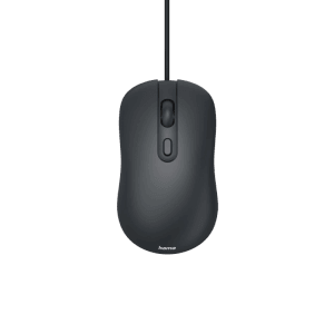 Hama USB-Maus CM-200 mit Kabel Optisch 4 Tasten ohne Klickgeräusch Schwarz