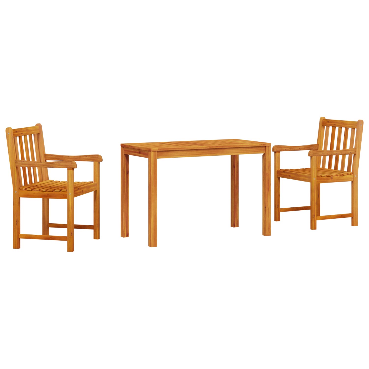 vidaXL 3-tlg Garten-Essgruppe Massivholz Akazie 3375636 günstig online kaufen