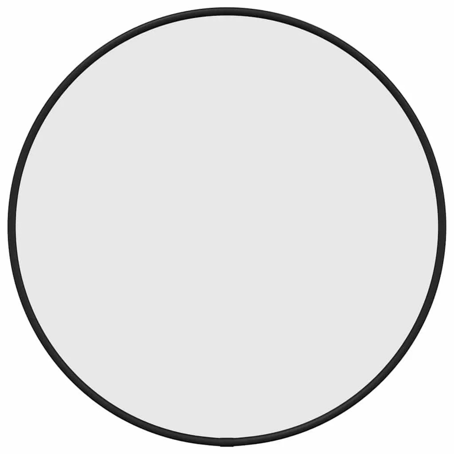 vidaXL Wandspiegel Schwarz Ø 40 cm Rund 348185 günstig online kaufen