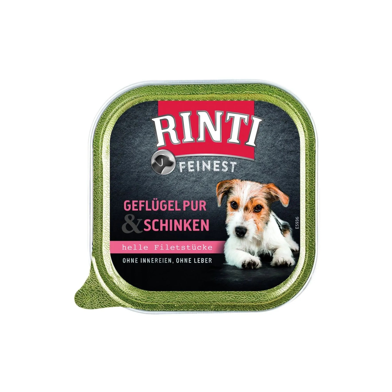Rinti Hunde-Nassfutter Feinest Geflügel und Schinken 150 g