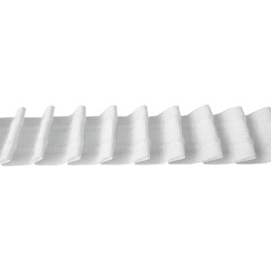 Bestlivings Gardinenband Bleistiftband, 25mm, weiß, 10m für Fenstervorhänge.
