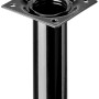 Schwarzes Hettich Tischbein, Ø 30 mm x 100 mm, für Möbelbau.
