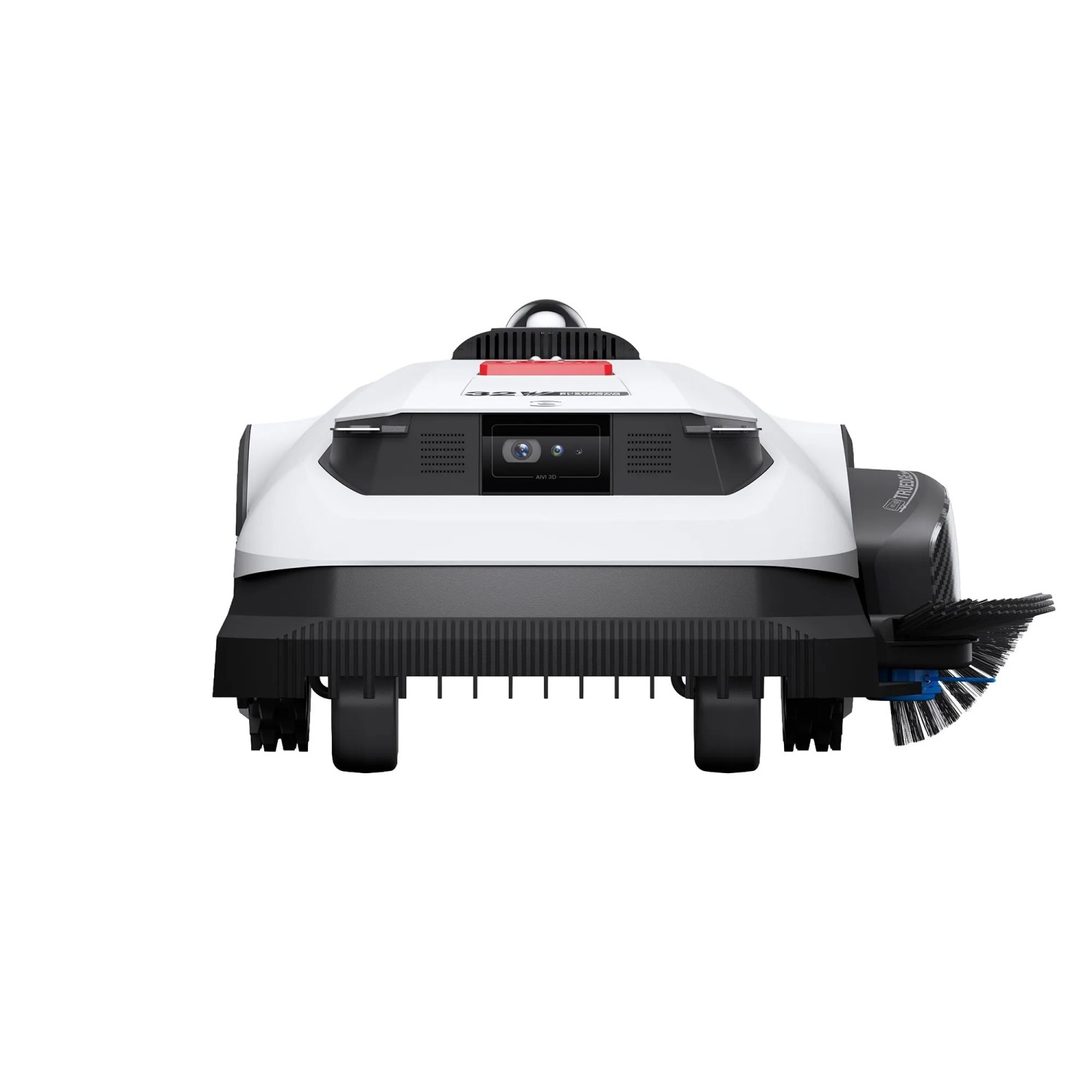 Ecovacs Goat A3000 Mähroboter, weiß-schwarz, mit Lidar Pro Navigation und Kantentrimmer.
