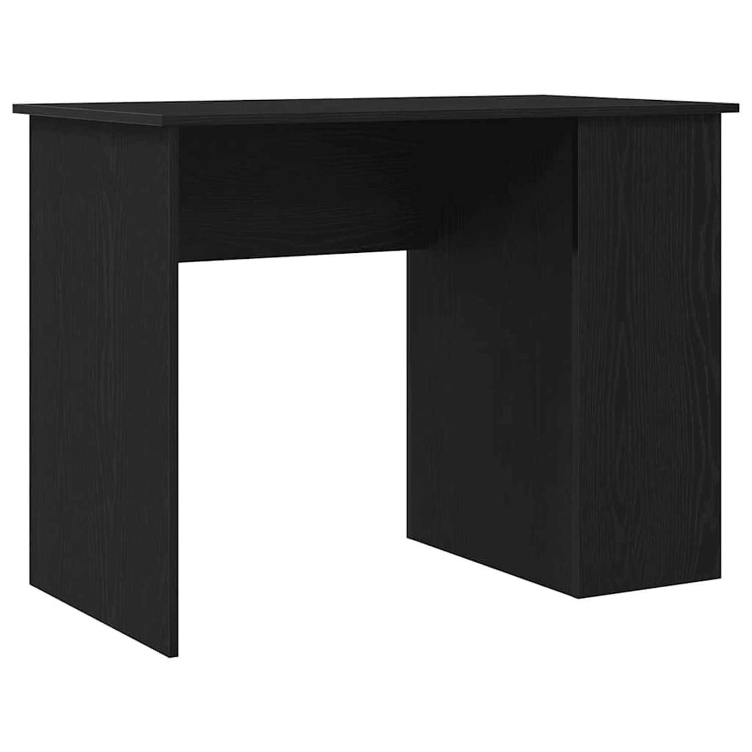 vidaXL Schreibtisch Schwarze Eiche 100x55x75 cm Holzwerkstoff 862434