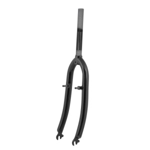 Schwarze 28 Zoll Force Stahlgabel für Trekkingrad mit 1 1/8 Zoll Ahead Schaft.