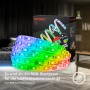 Briloner LED-Band Erweiterungs-Set, 4m RGB/W, mit Verpackung. Flexibler Lichtstreifen für stimmungsvolle Beleuchtung.