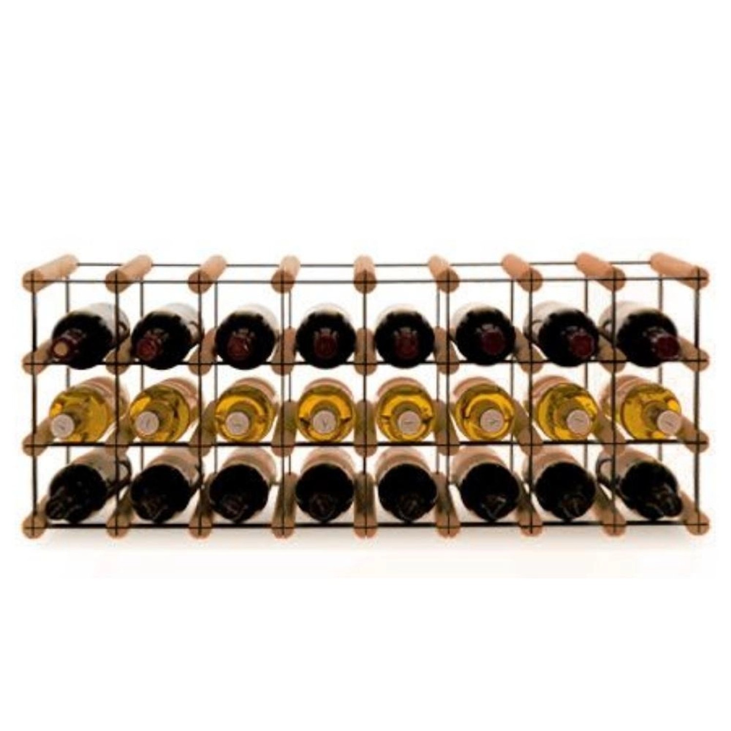 PROREGAL Modulares Weinregal Vinotega Mod Metal HxBxT 32,5 x 82,5 x 24,5 cm günstig online kaufen