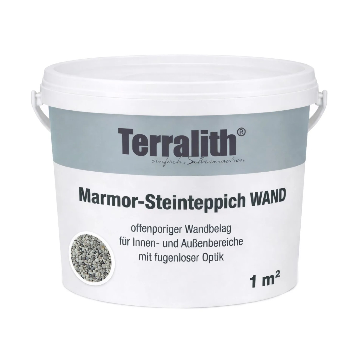 Terralith Marmor - Steinteppich Wand Nebula Fein für 1 m²