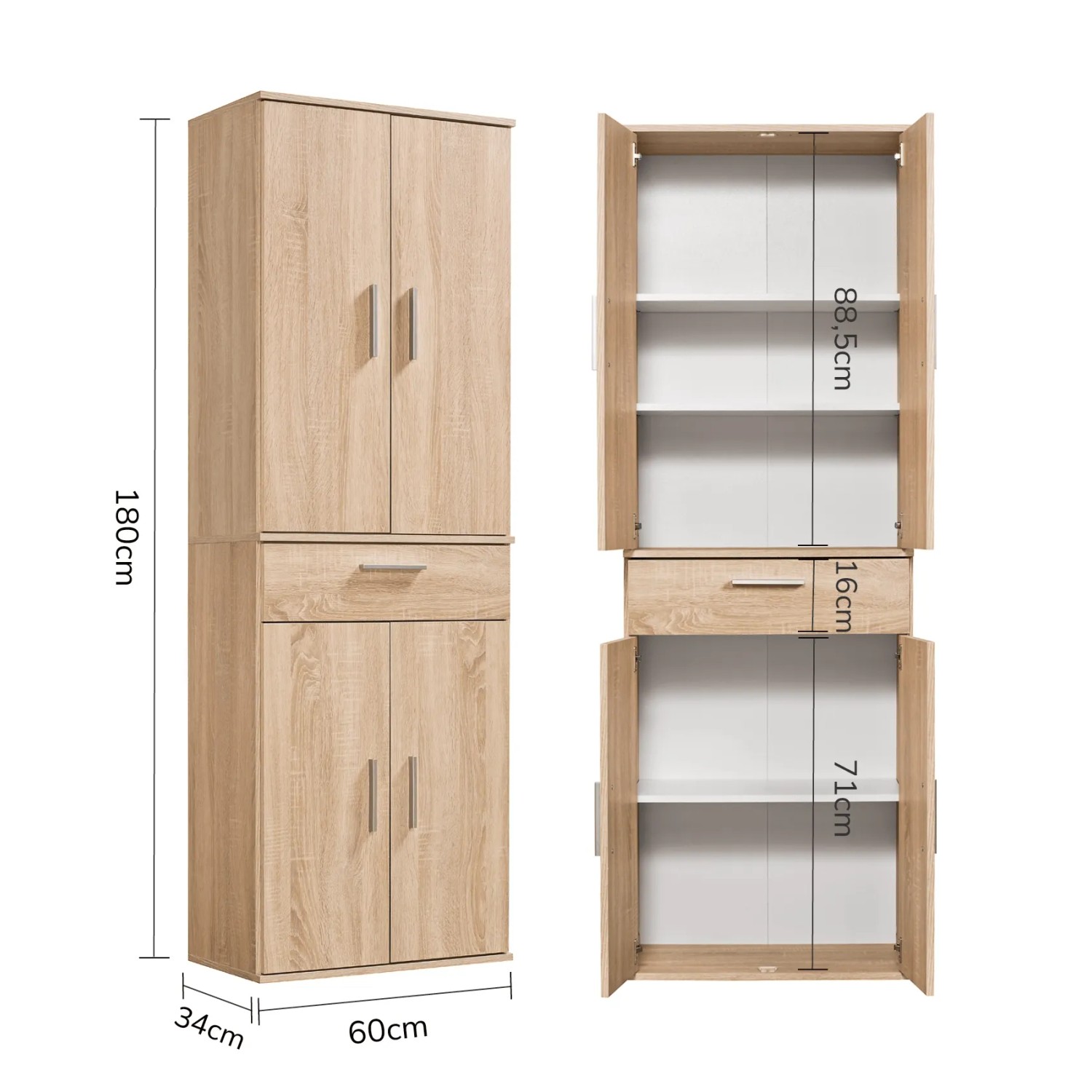 mokebo Mehrzweckschrank Braun kaufen bei OBI