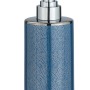 Wenko Seifenspender Nuria, blau-silber, Keramik, 0,3 l. Eleganter Bad-Accessoire für Flüssigseife.