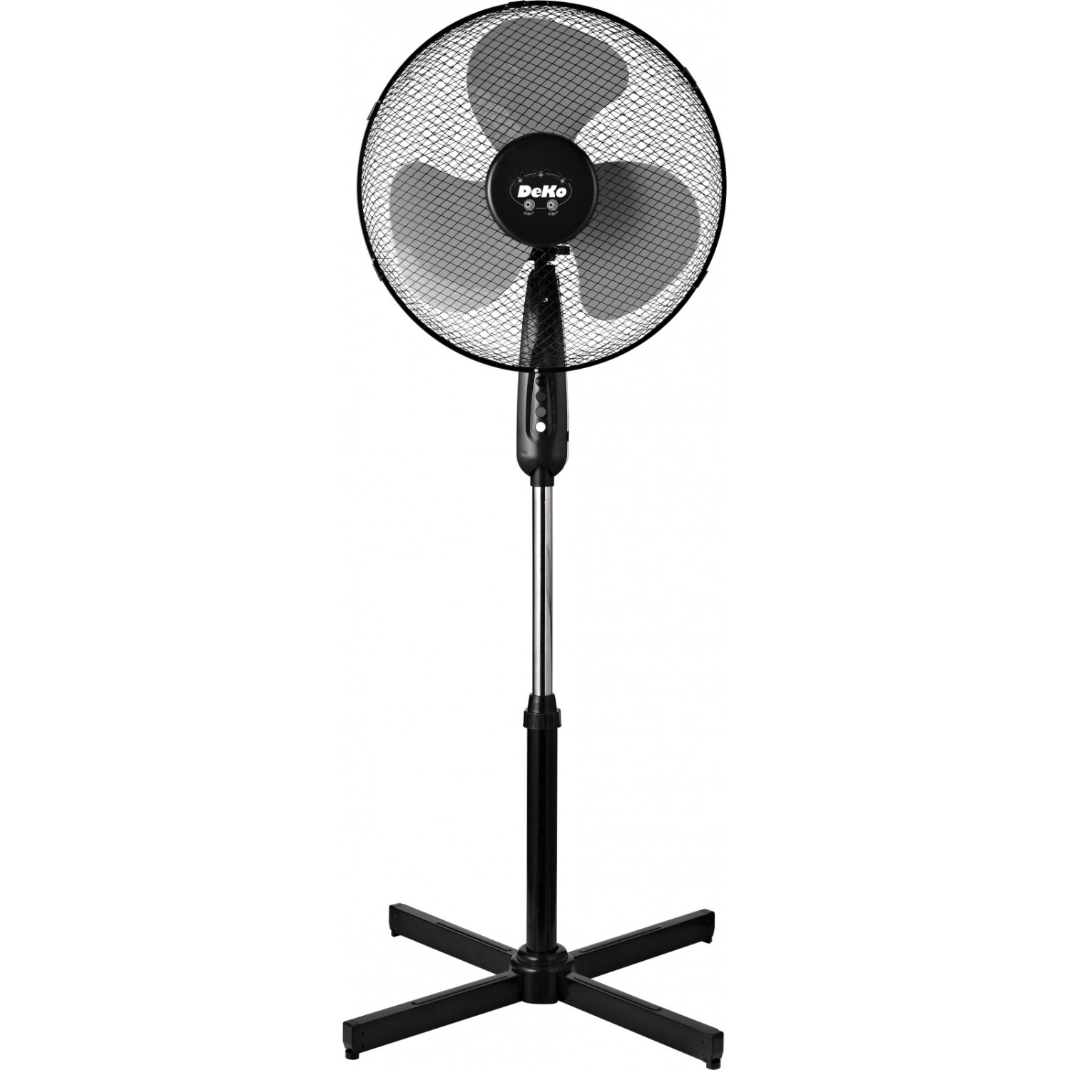 DEKO-ELEKTRO Standventilator Stratos B 419 Schwarz günstig online kaufen