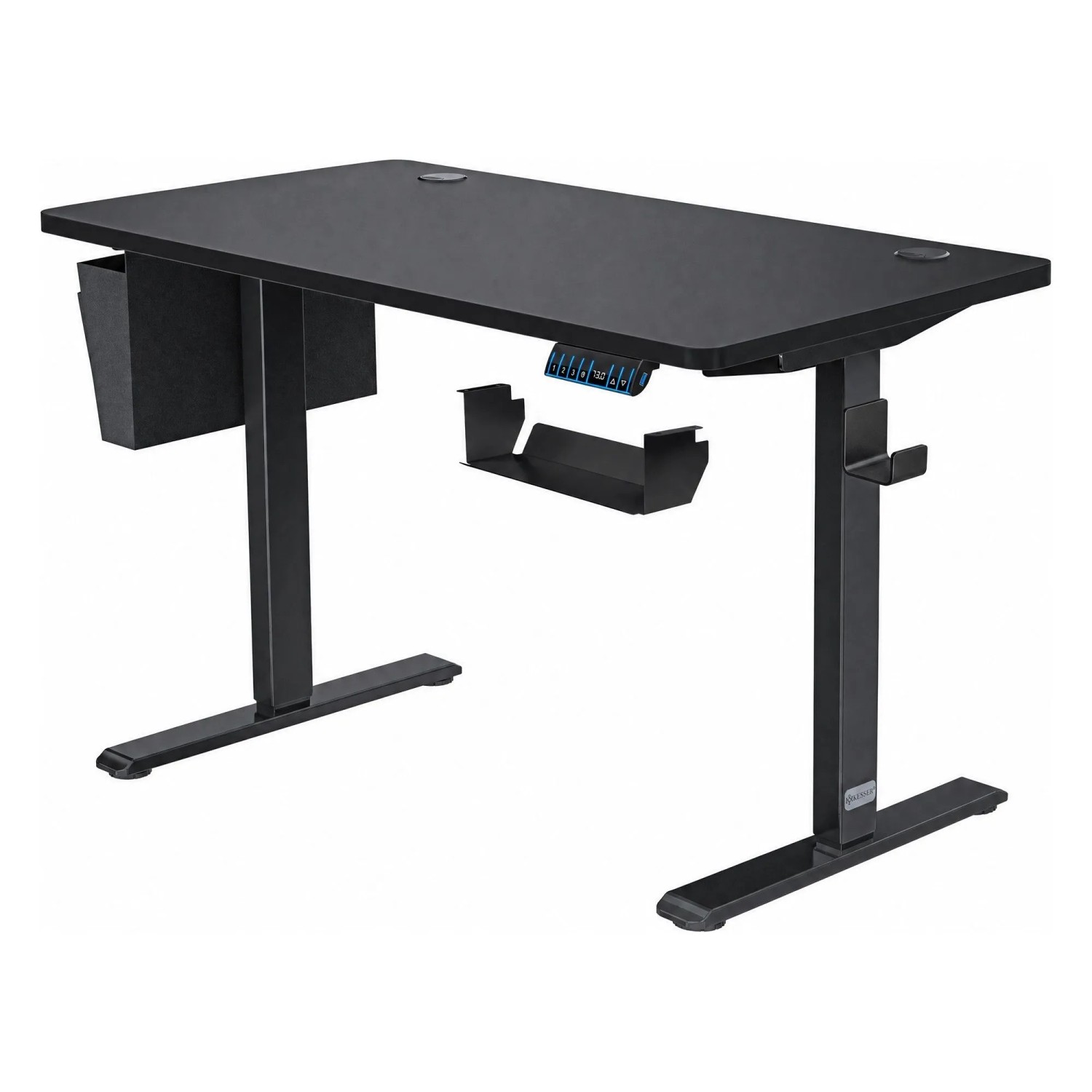 KESSER Steh Sitz Schreibtisch Elektrisch Höhenverstellbar 120 x 60 cm Schwarz