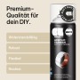 COSMOS LAC Klarlack Spray Matt 400ml. Schwarze Dose, mattes Finish. Schützt Holz, Metall, Kunststoff. Robust, flexibel.