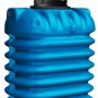 Blauer 4rain Erdtank Modularis 12.500 l mit Schachtverlängerung für den Garten.