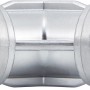 LUX Y-Stück aus Metall, Schlauchabzweigung für zwei Gartenschläuche.