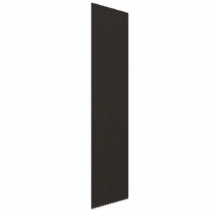 DenPanels Akustikpaneel TechVeneer Eiche Geräuchert Filz Schwarz 240 cm x 60 cm
