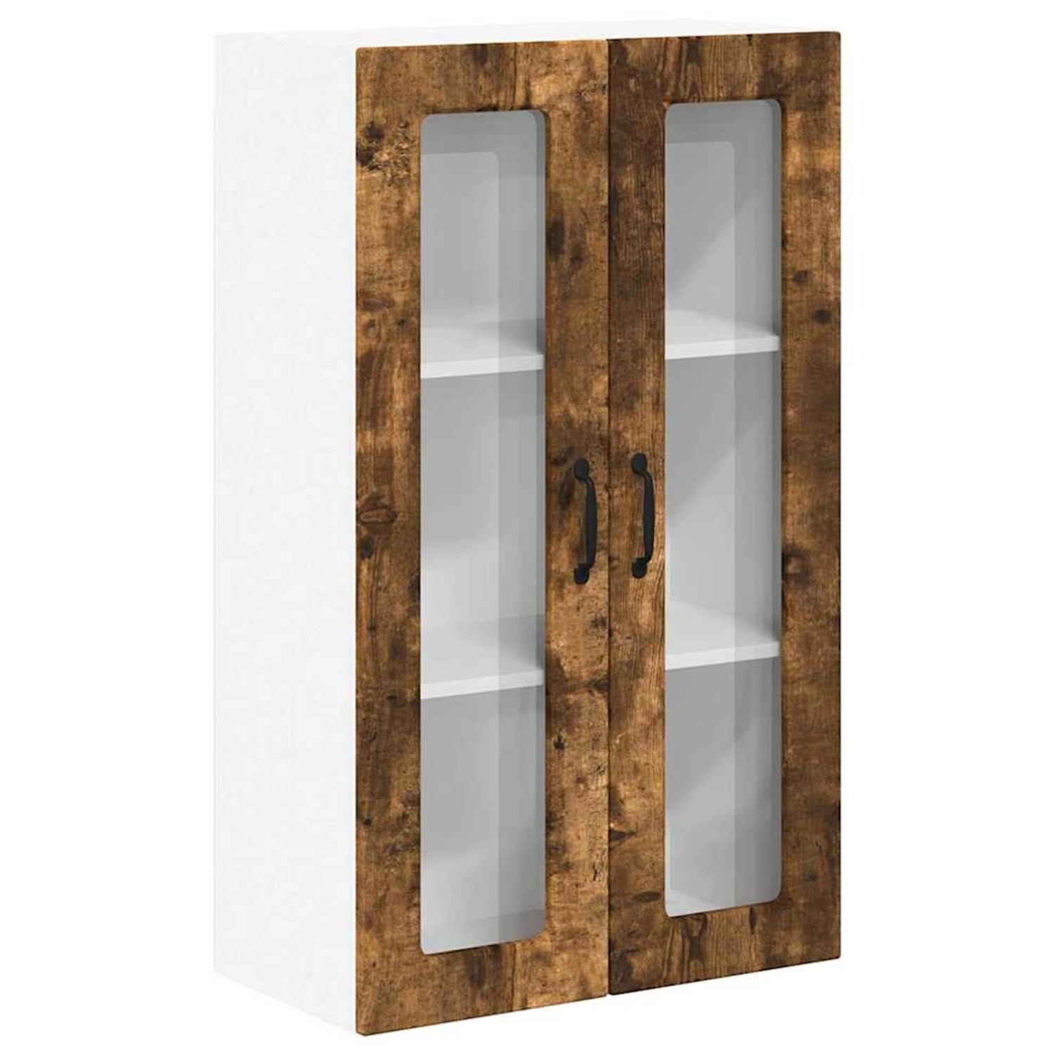 vidaXL Küchenwandschrank mit Regal Geräucherte Eiche 60 x 31 x 100 cm 88553 günstig online kaufen