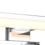 Chromfarbene Trio LED-Spiegelleuchte Lino, 60x600x105 mm, für Bad und Wohnraum.