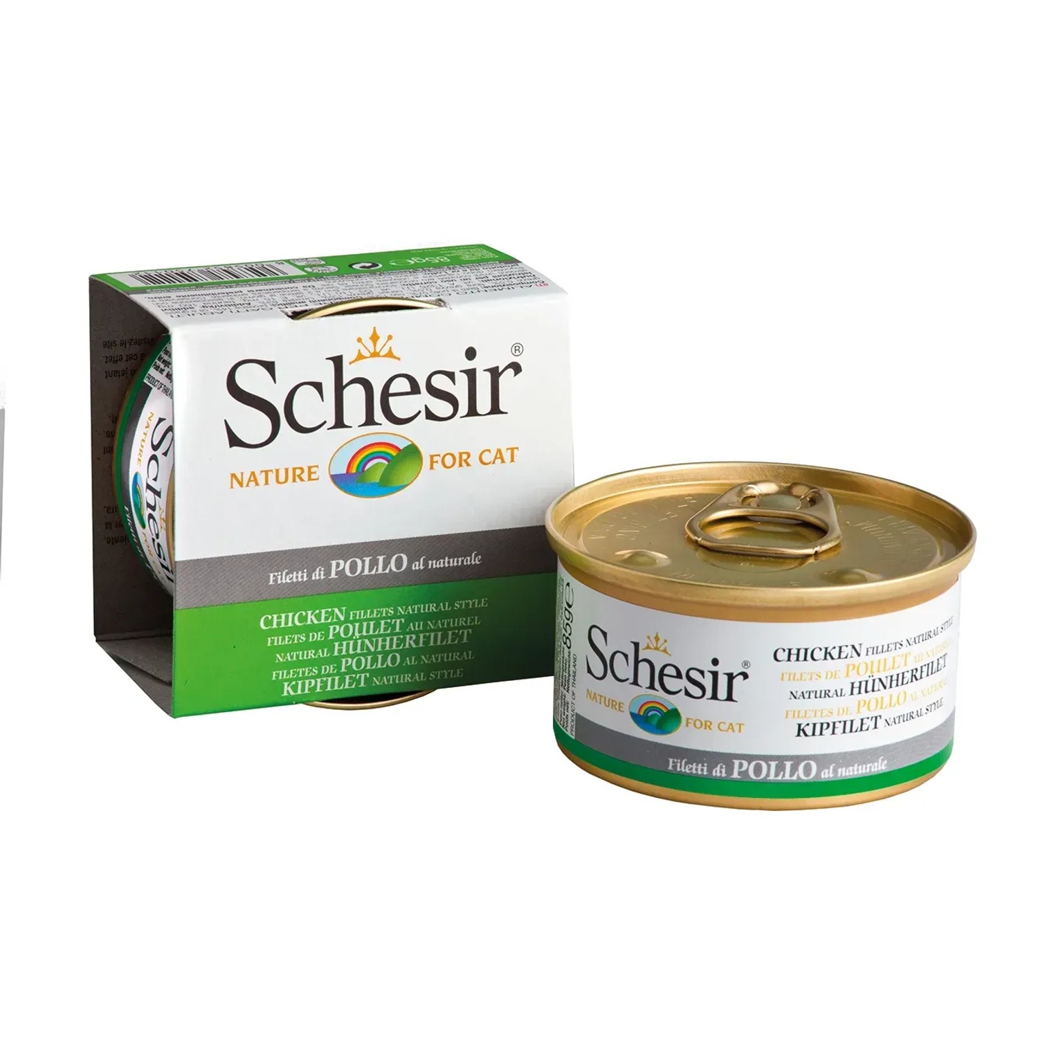 Schesir Katzen-Nassfutter Cat Natural Hühnerfilet 85 g