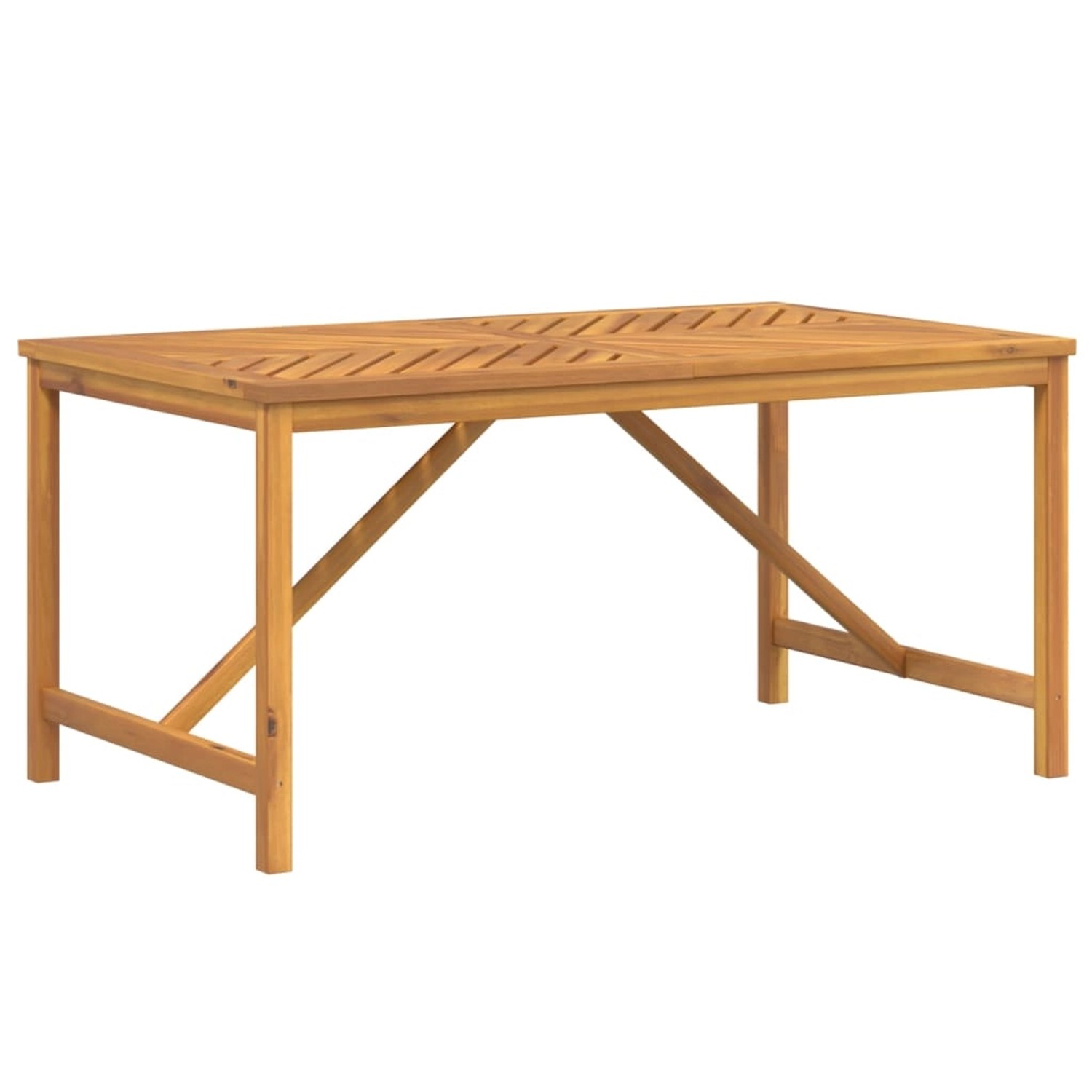 vidaXL Garten-Esstisch 150x90x74 cm Massivholz Akazie 362241 günstig online kaufen