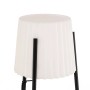 Lucande Jaimy Tripod Innenleuchte, 1-flammig, E27, schwarz. Stehlampe aus Kunststoff mit Lampenschirm.