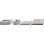Kann Lindeza Mauer Abdeckplatte, 40x28x6 cm, Grau-Alpin, für Mauersteine.