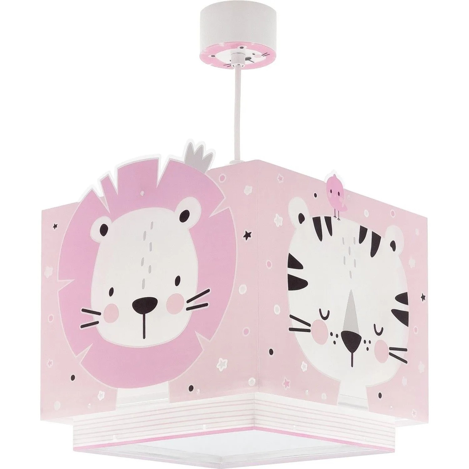 Dalber Kinderzimmer Deckenlampe Waldtiere Rosa