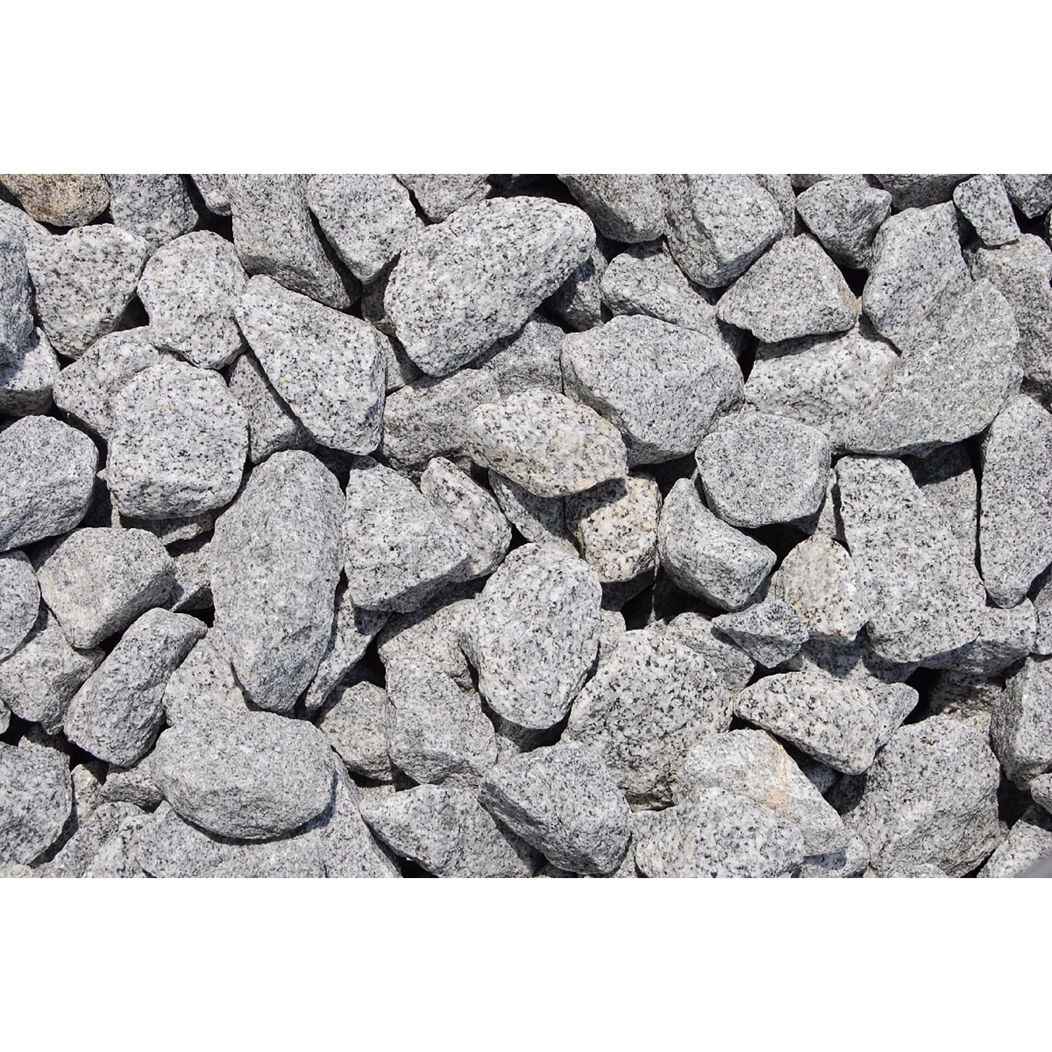 Granitbruch Salz-Pfeffer 25 - 50 mm 25 kg PE-Sack