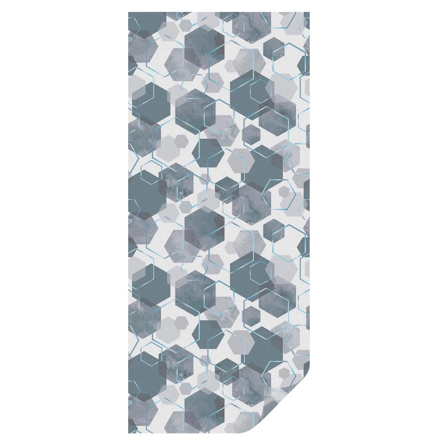 Tulup Buntglasfolie Geometrische Sechsecke Fensterfolie Buntglas 50x116 cm günstig online kaufen