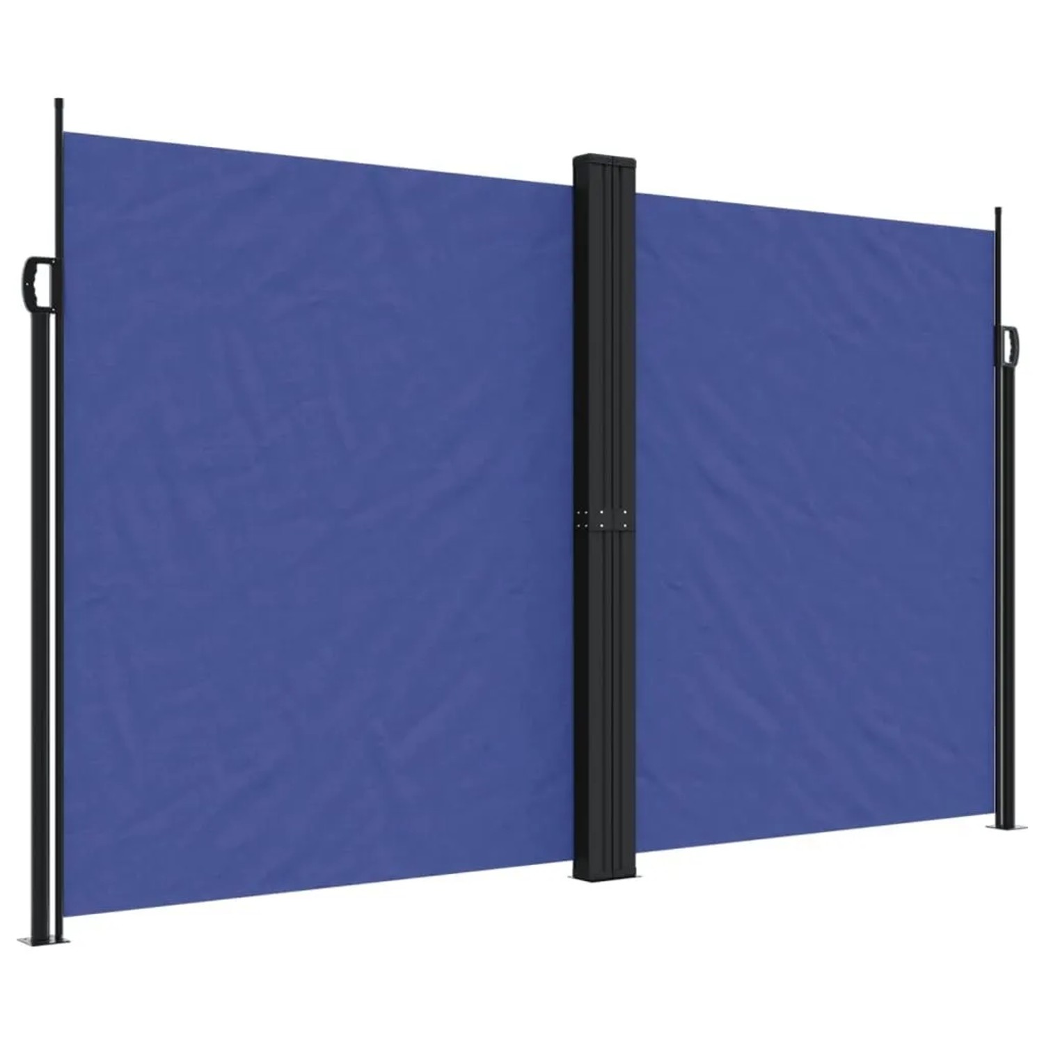 vidaXL Seitenmarkise Ausziehbar Blau 200x1000 cm 4004761