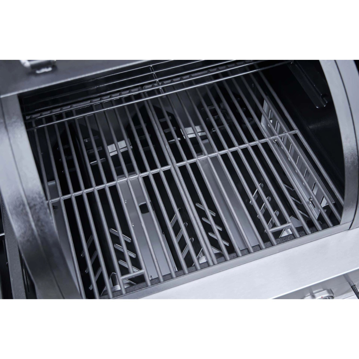 Detailaufnahme des Grillrosts im El Fuego Kombigrill 3 in 1. Gasgrill mit Grillrost.