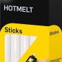 Pattex Heißkleber Sticks Hotmelt, 10 transparente Klebesticks für Heißklebepistolen.