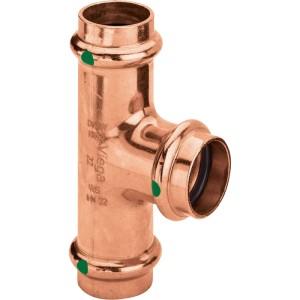 Viega Profipress T-Stück 2418, Ø 28 mm, aus Kupfer für Pressfittings.